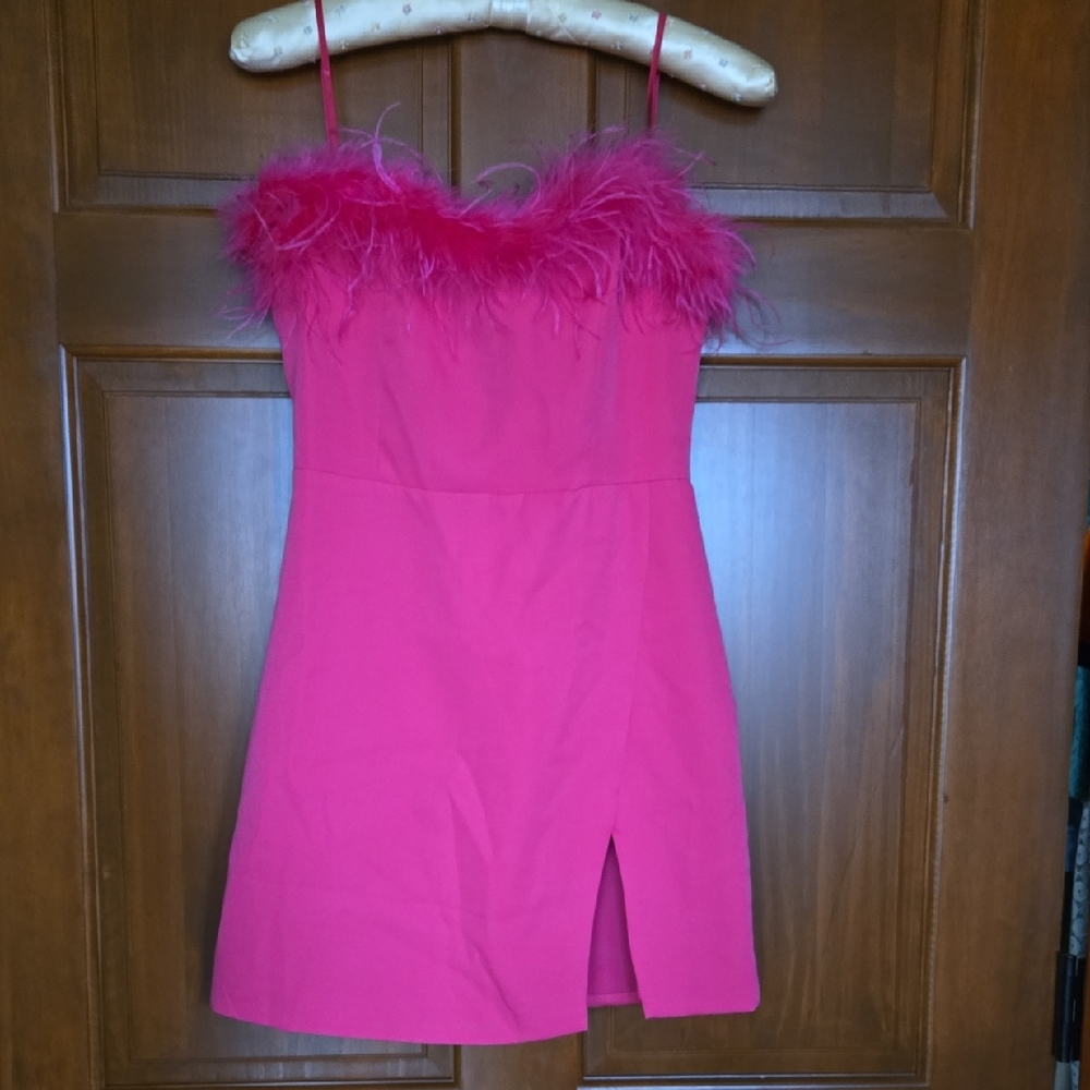 Hot Pink & Feathery